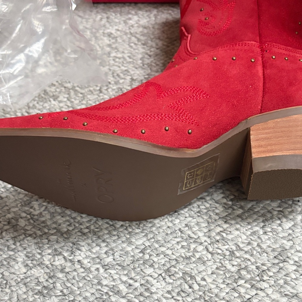 Dingo Hallmark by Opry Red Western Boots size 9 - Picture 3 of 8